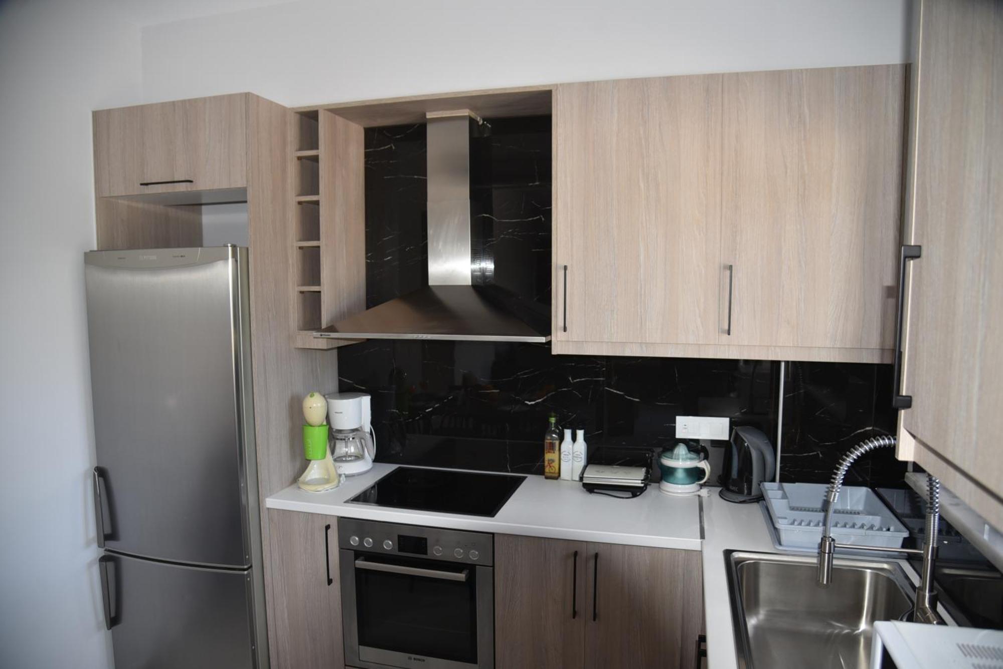 Pirgos Deluxe Apartment - Private Parking 基萨莫斯 外观 照片